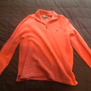Red Polo Ralph Lauren Quarter Zip Pullover